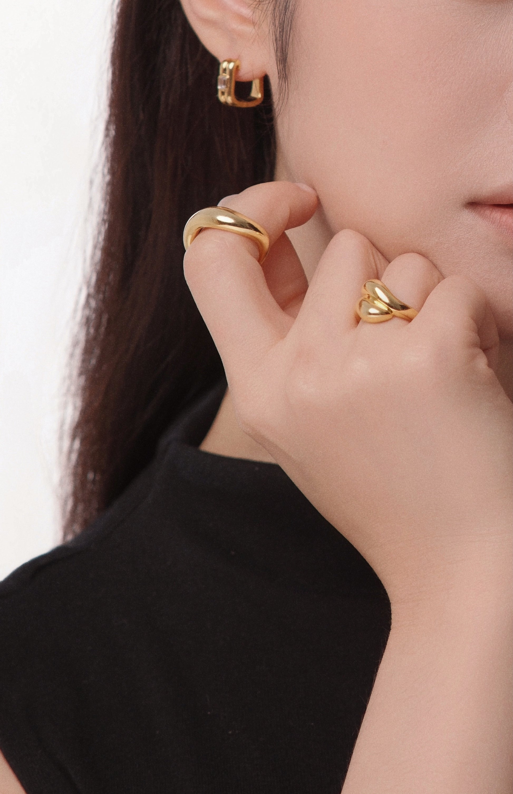 Emerald Hoops
